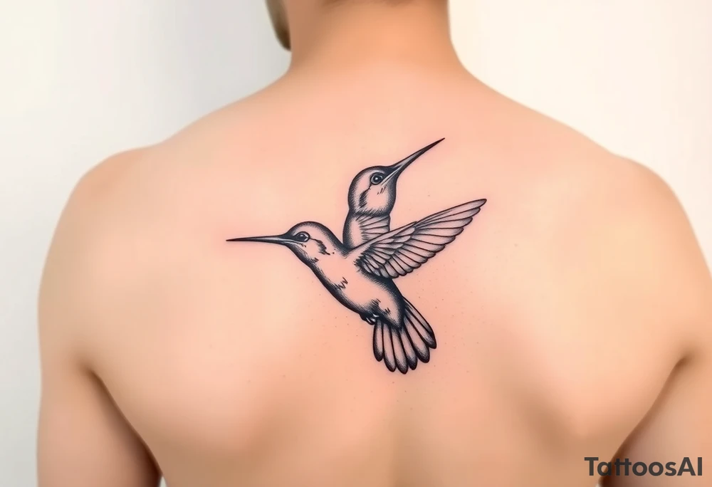 Hummingbird tattoo idea