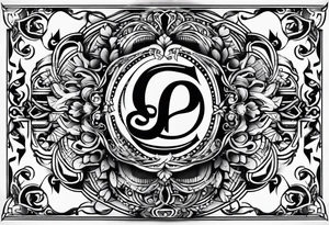 Initials JC tattoo idea