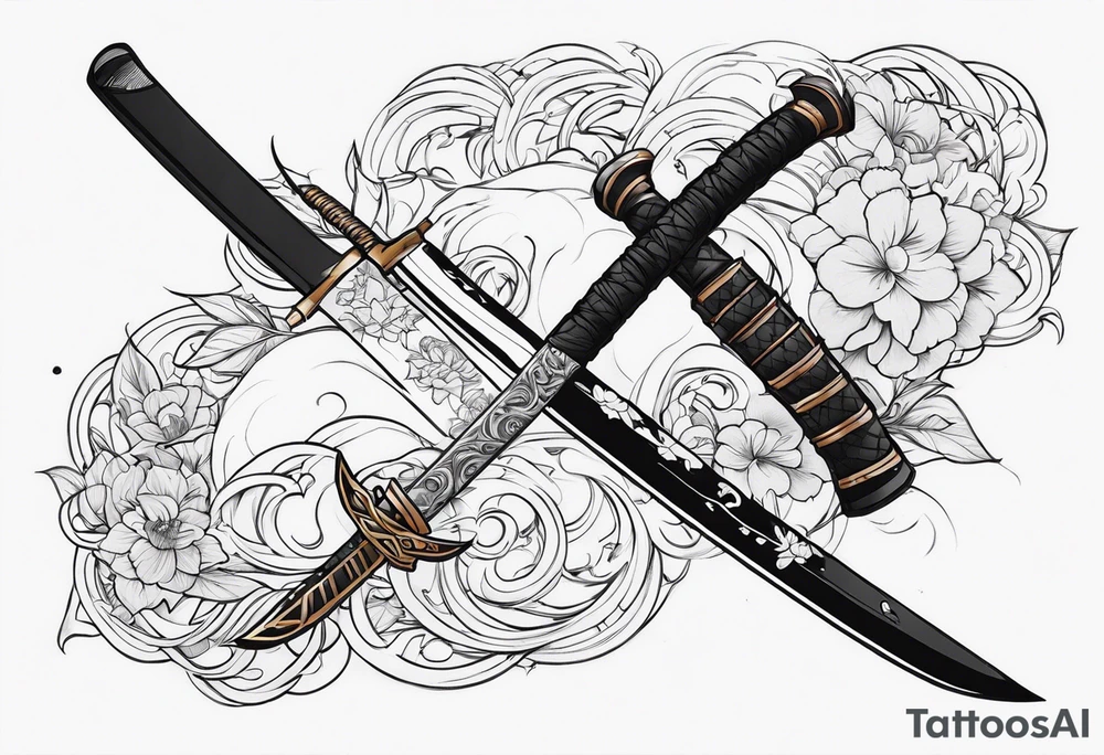 katana sku tattoo idea
