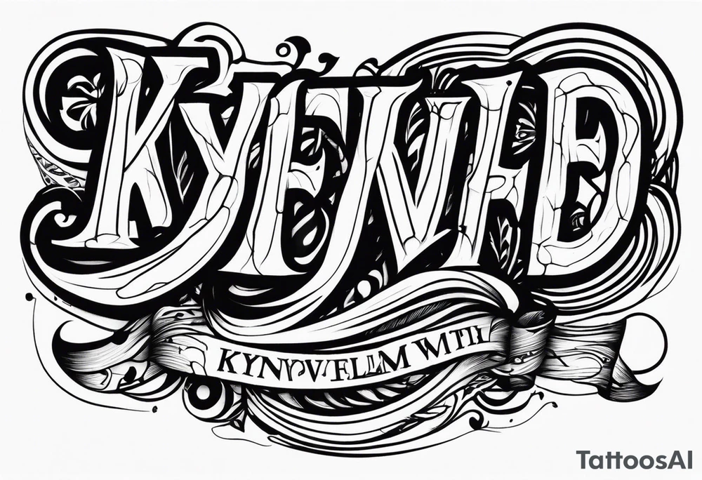KYDF with veins tattoo idea