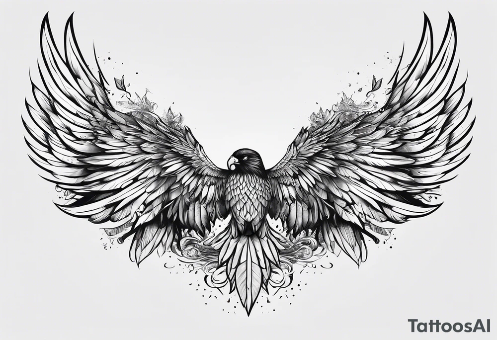 Wings tattoo idea