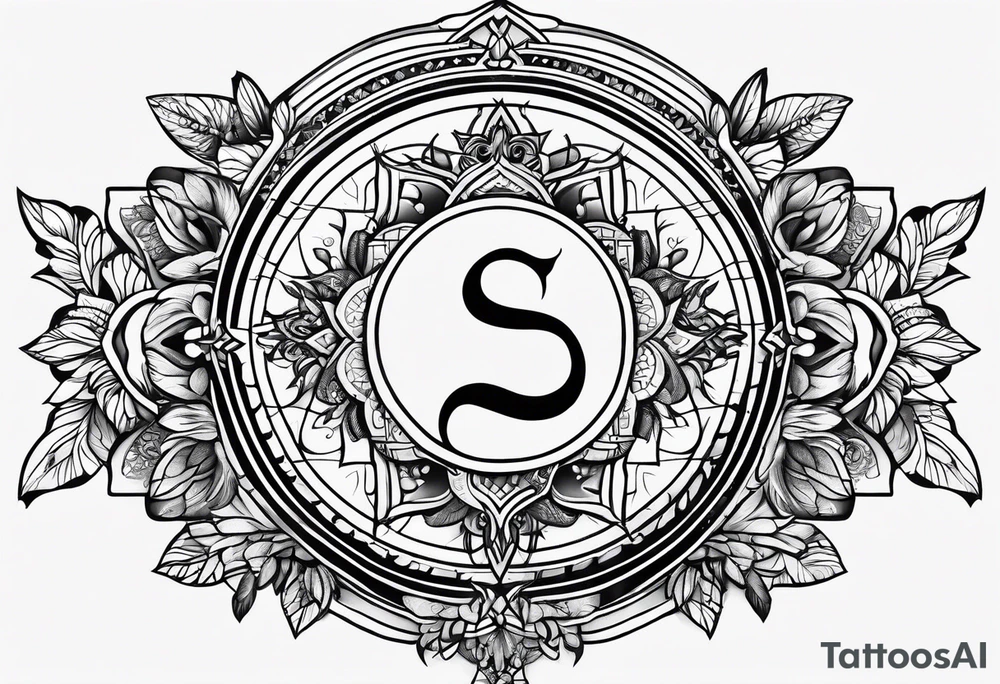 Serenity prayer side tattoo tattoo idea
