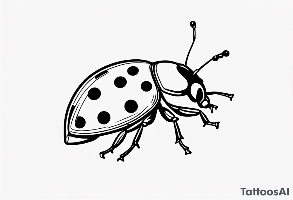 Ladybug tattoo idea