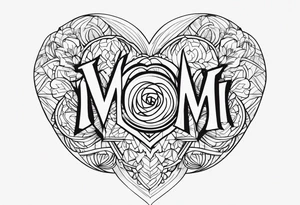 I love mom tattoo idea