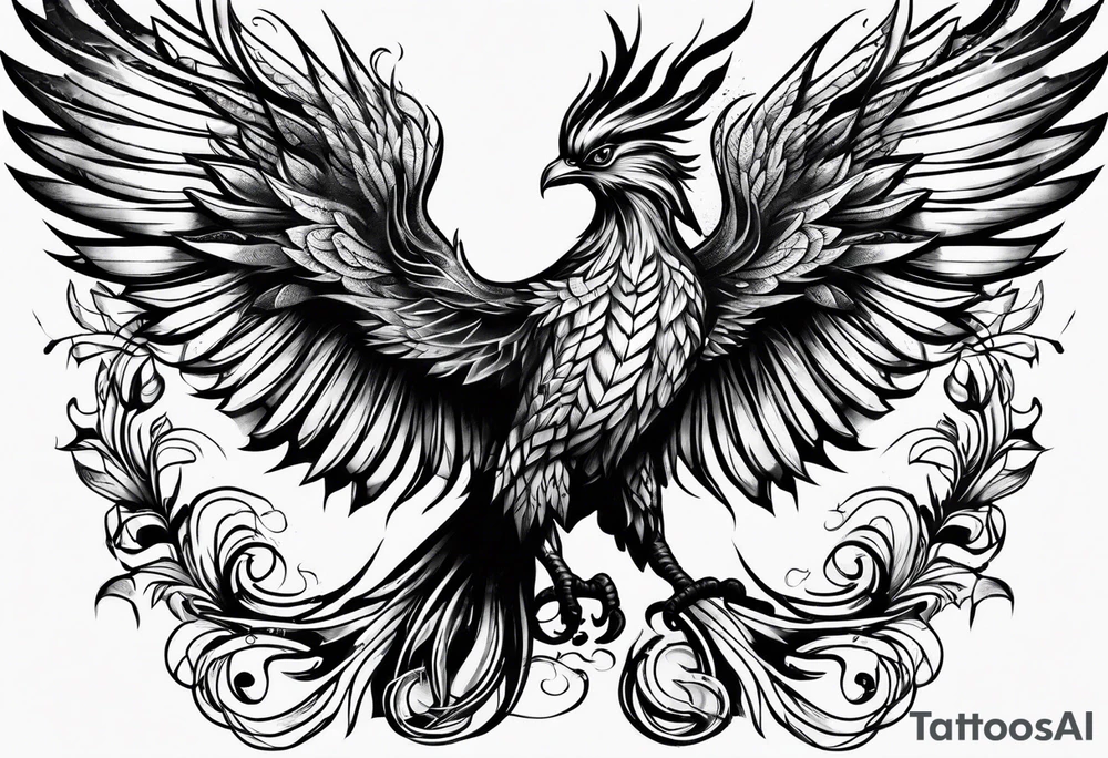 Phoenix tattoo idea
