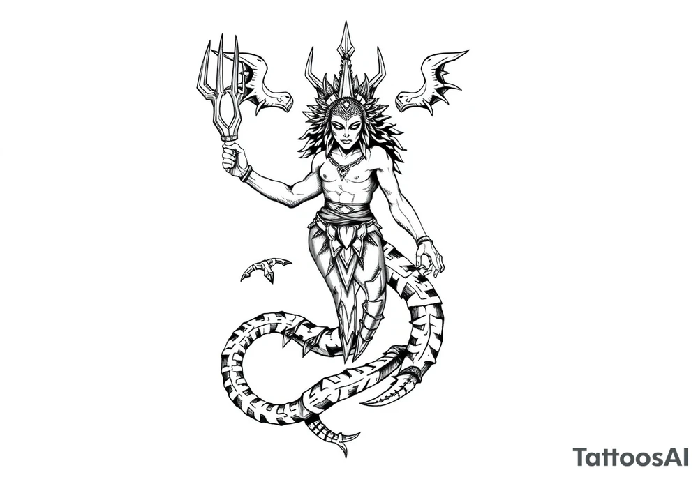 Atlantis tattoo idea