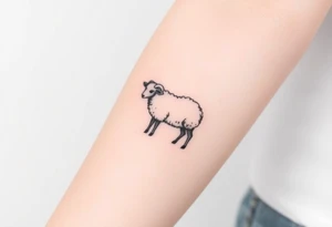 Black sheep tattoo idea