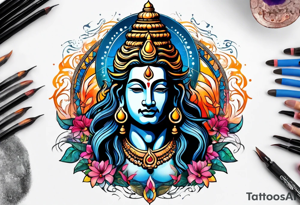Lord shiva tattoo idea