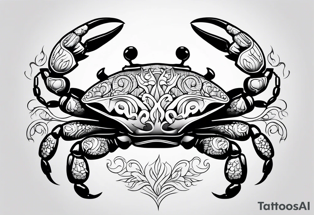 Crabs chicano tattoo idea
