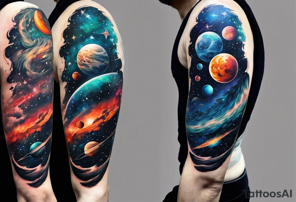 Space tattoo idea