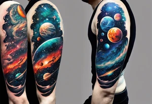 Space tattoo idea