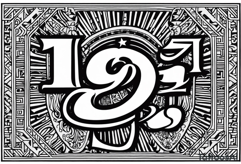 Matthew 5:9 verse with police number 1943 tattoo idea