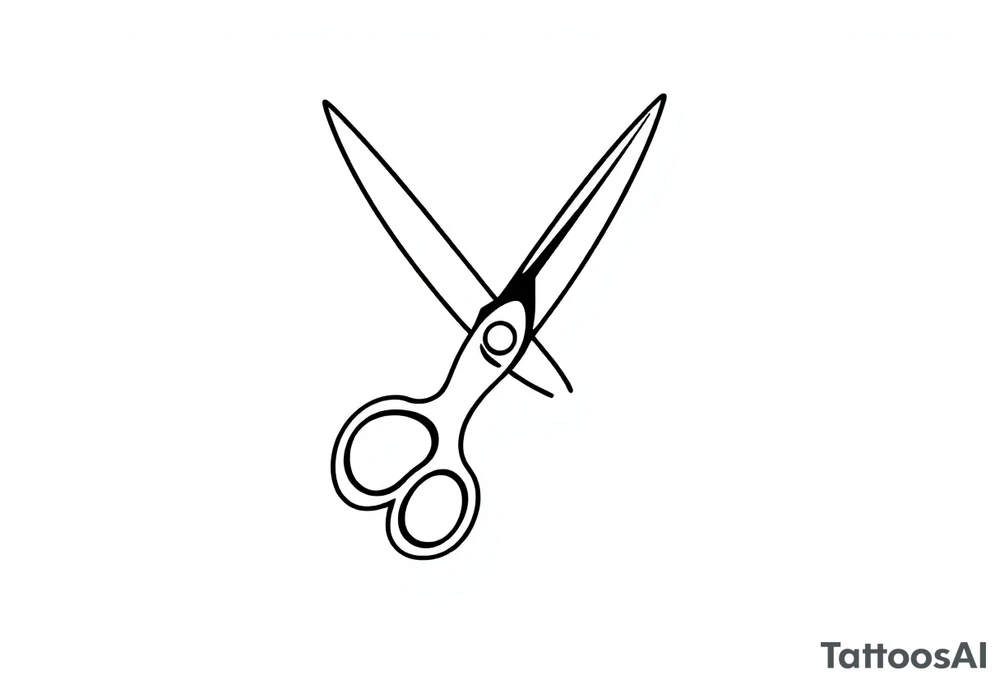 Scissors tattoo idea