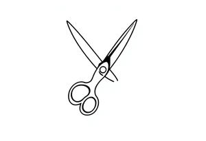 Scissors tattoo idea