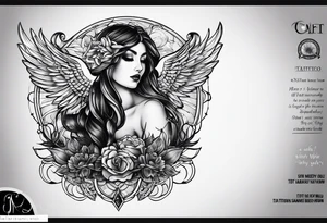 “What mercy have they known from you? To ask the same be shown to you?” Framed tattoo idea