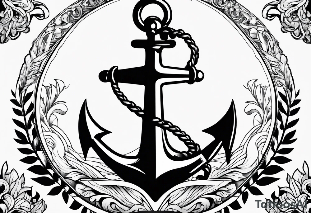 anchor tattoo idea