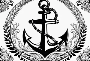anchor tattoo idea