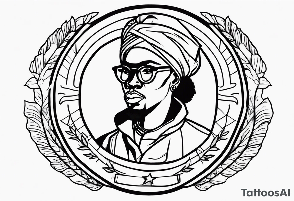 African American revolutionary tattoo tattoo idea