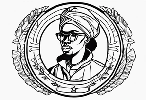 African American revolutionary tattoo tattoo idea