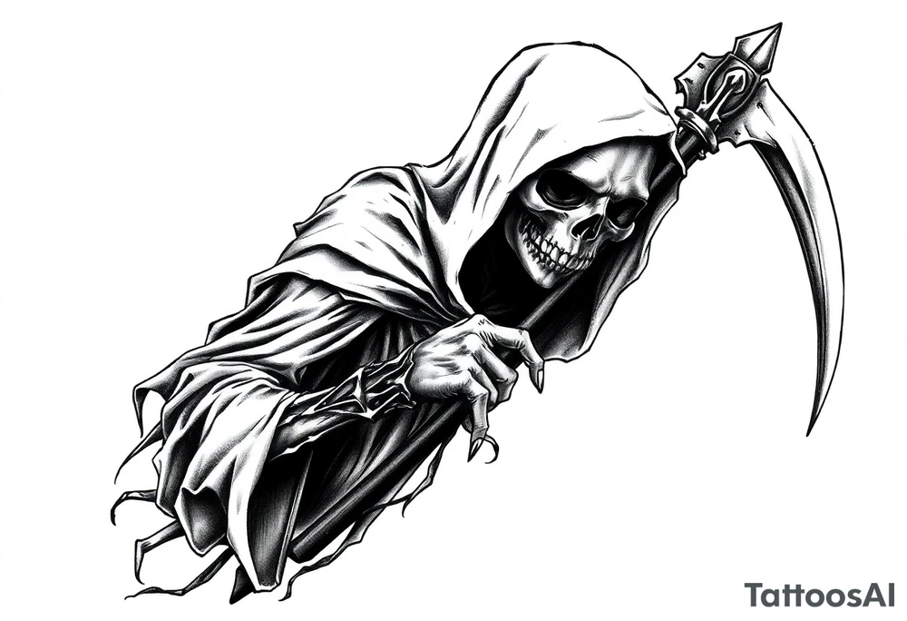 Grim reaper tattoo idea