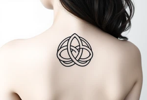 classic Celtic trinity knot. placement on the inner arm tattoo idea