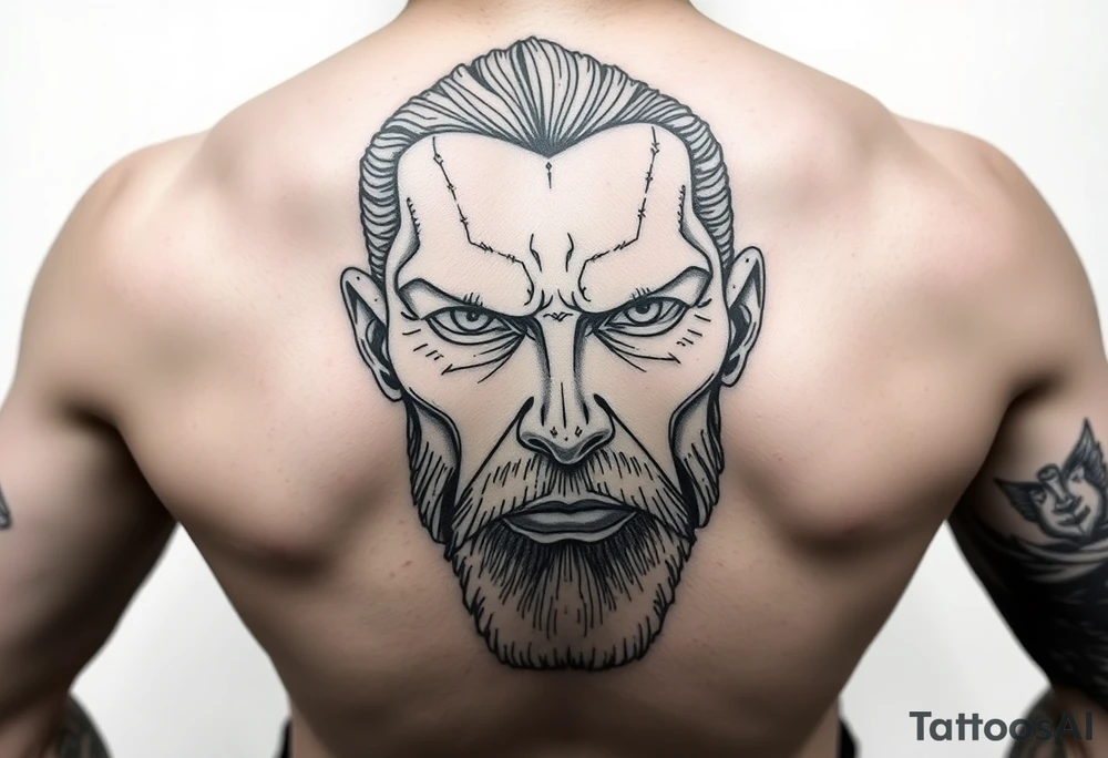 Face shot for platos tattoo idea