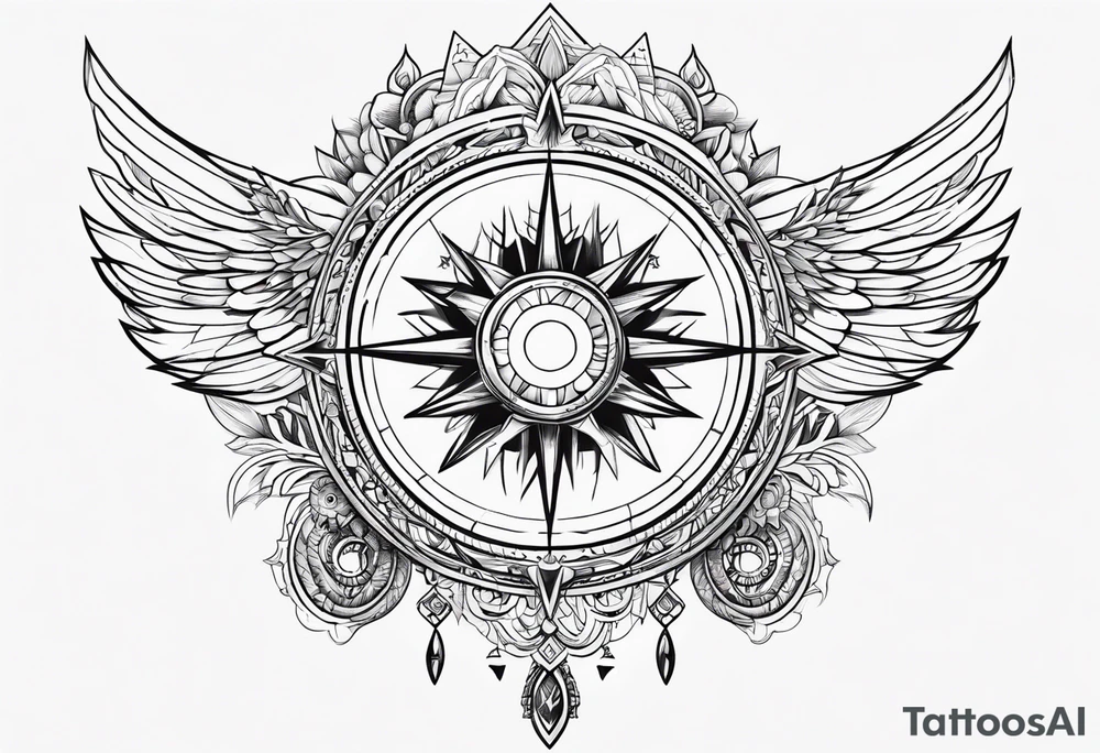Celestial tattoo idea