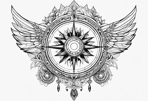 Celestial tattoo idea