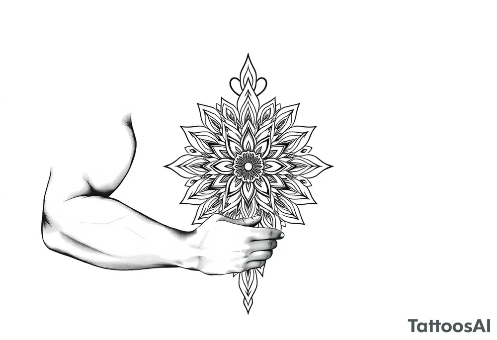vector mandala tattoo idea
