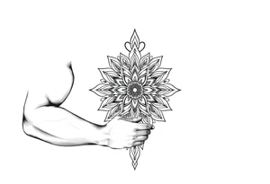 vector mandala tattoo idea