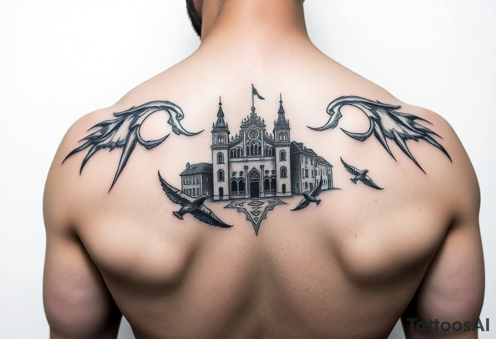 vertikalna tetovaza Beograda tattoo idea