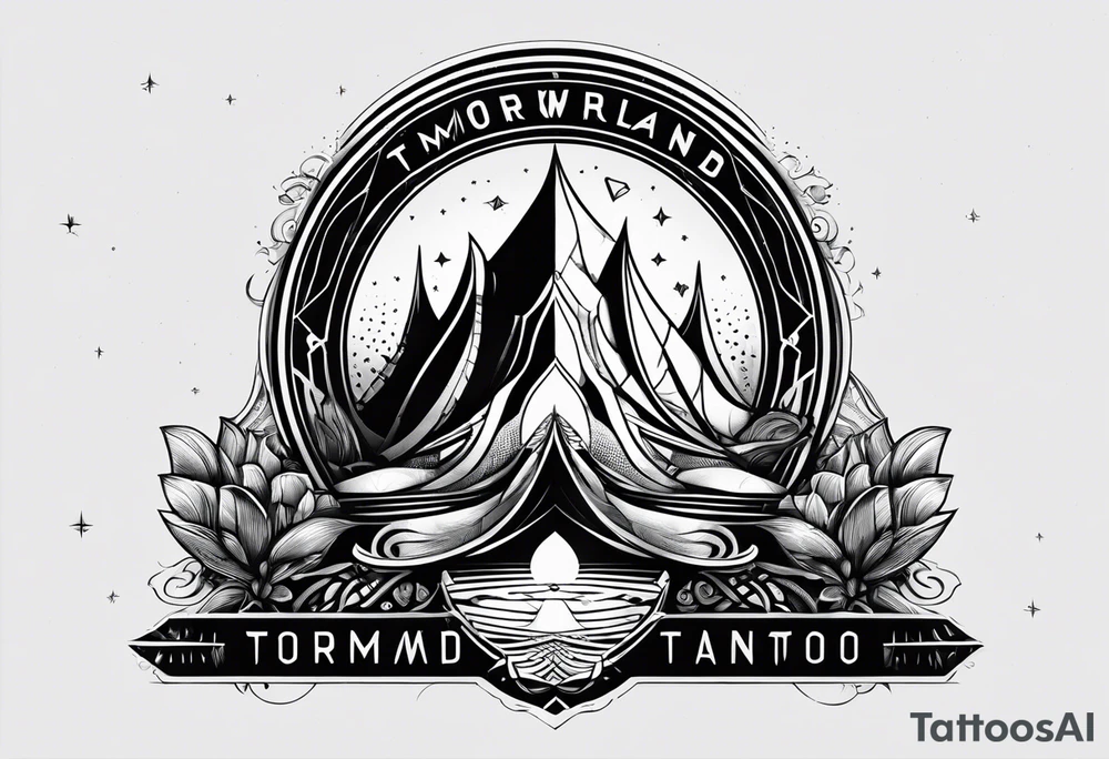 tomorrowland logo for 3 friendas tattoo idea