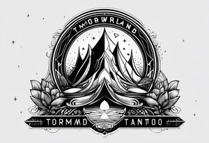 tomorrowland logo for 3 friendas tattoo idea