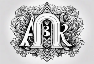 Letters 

ABC tattoo idea