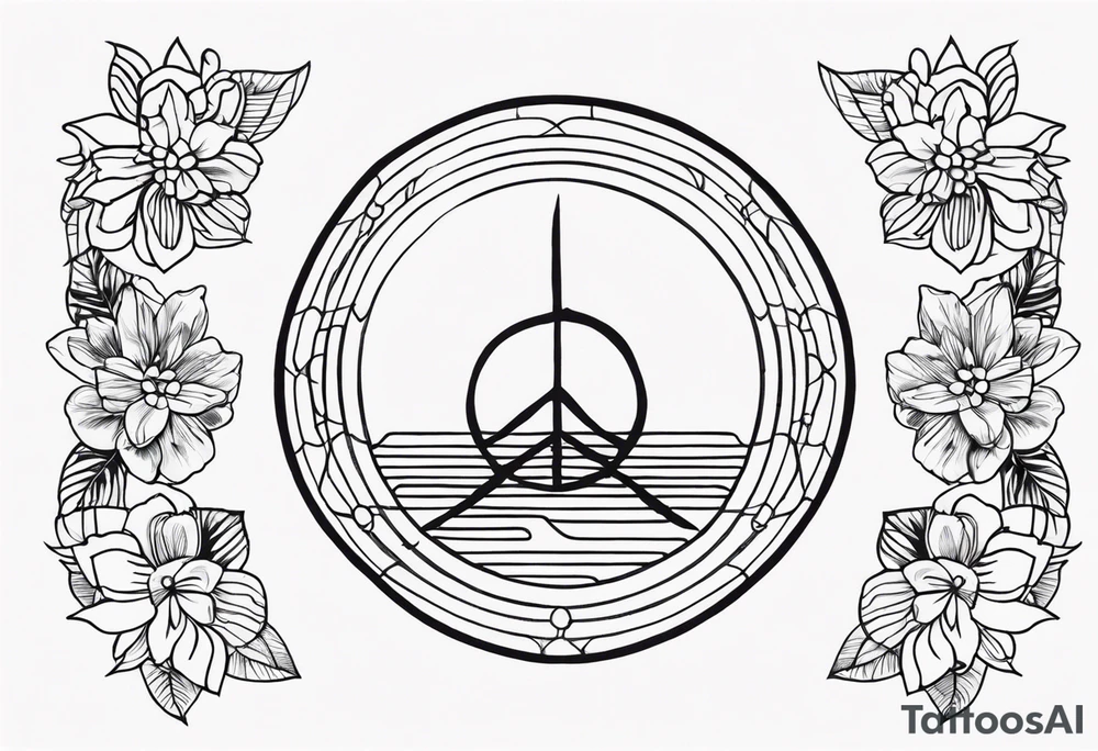 mindfulness peace tattoo idea