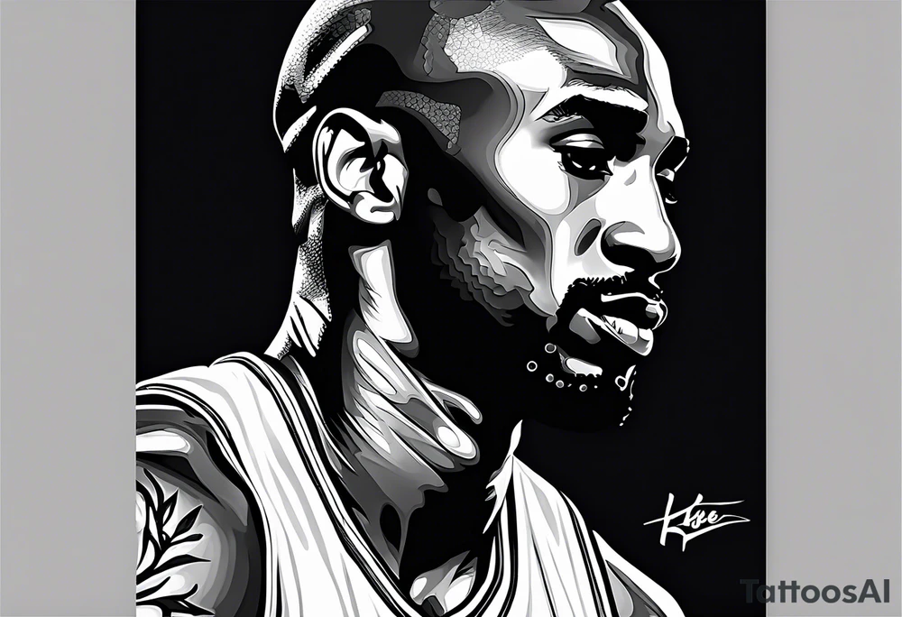 kobe bryant memorial tattoo idea