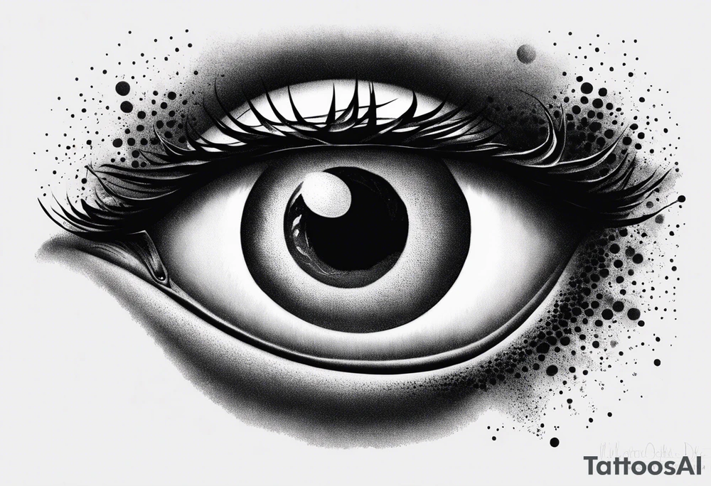 Alucard's eye bleeding tattoo in Hellsing tattoo idea