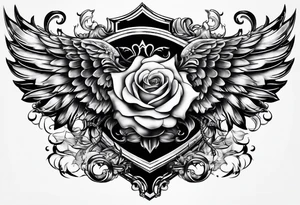 Good vs evil chest piece. tattoo idea