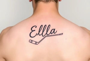 Ella hockey tattoo idea
