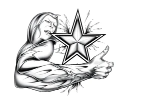 Dallas cowboys, pittbull, florida tattoo idea
