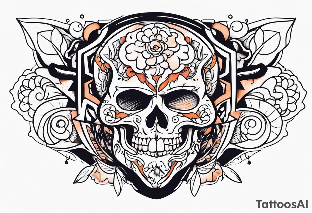 Body ripped skin tattoo tattoo idea