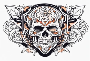 Body ripped skin tattoo tattoo idea