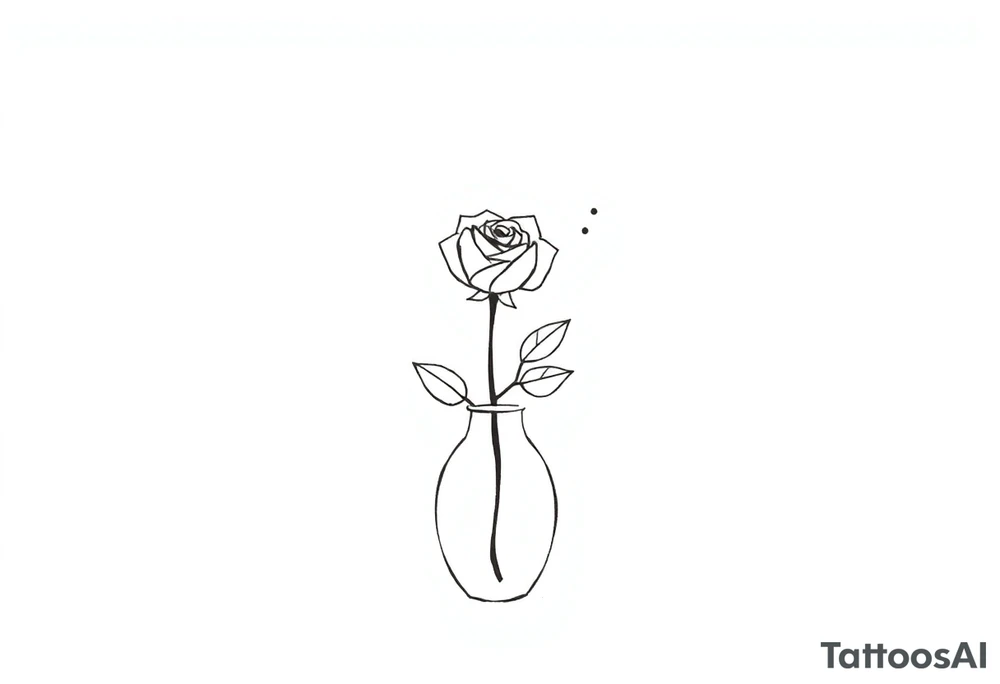 are you going to see the rose in the vase or the dust on the shelf g59 tattoo idea