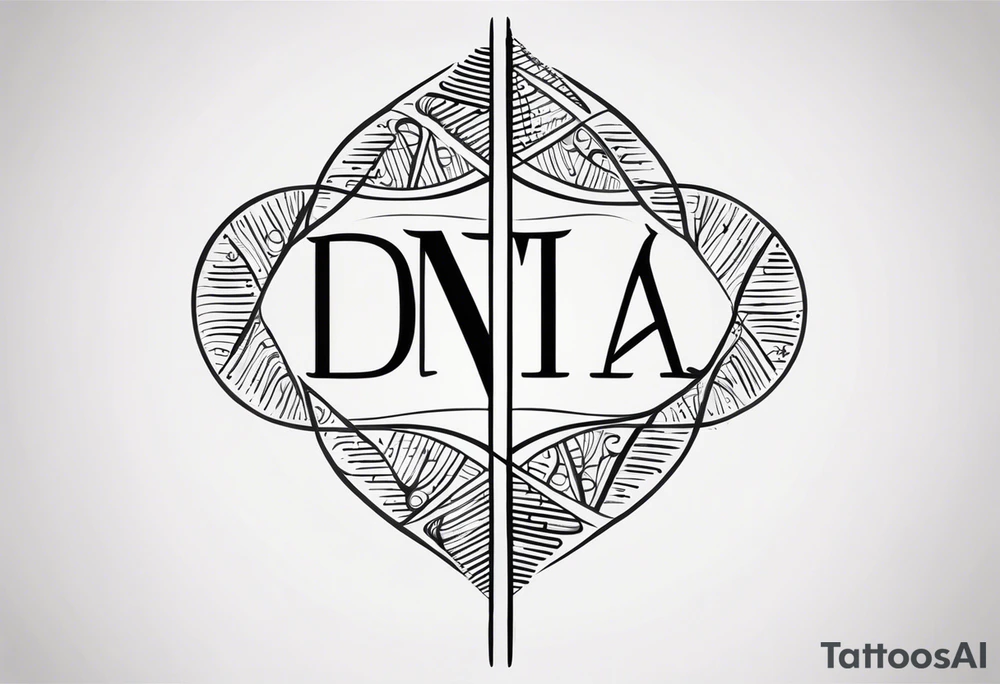 Dna strand tattoo idea