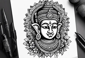 Sri Lankan culture tattoo idea