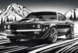 cars, snowboarding, huskie, money, rich tattoo idea