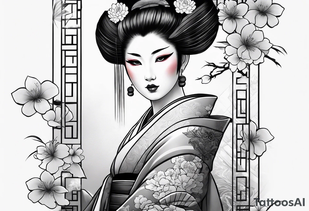 Geisha tattoo idea