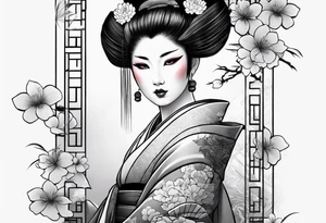 Geisha tattoo idea