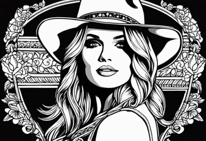Miranda lambert with microphone tattoo idea