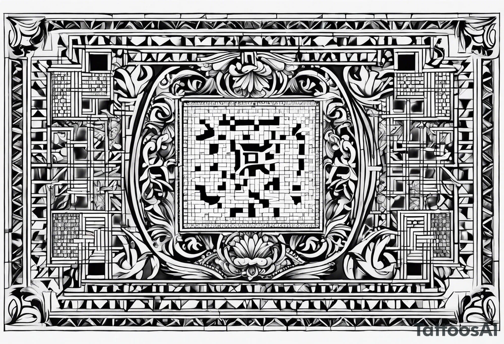 scrabble tile tattoo idea